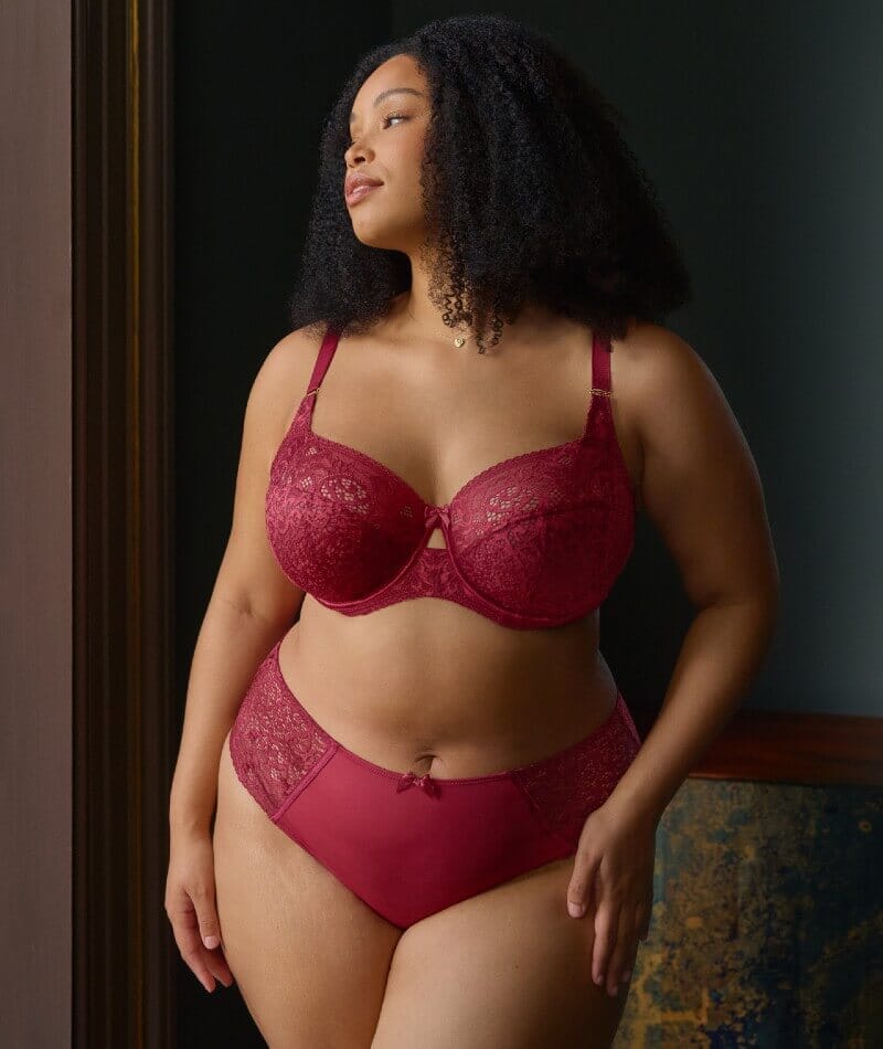 Sculptresse Estel Full Cup Underwired Bra - Cherry Red Bras
